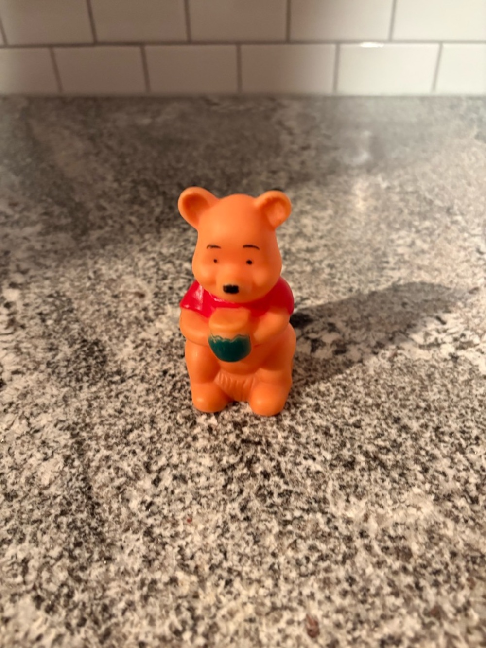 Vintage Disney Winnie the Pooh rubber, squeaky toy